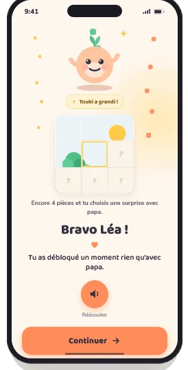 Grandi — la célébration d’un enfant