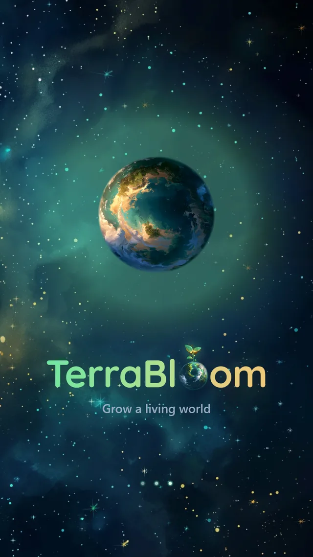 TerraBloom — écran de lancement